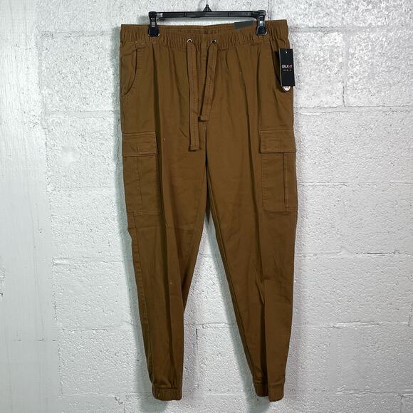 Galaxy by Harvic Cargo Twill Jogger 450 brown  Medium - Picture 1 of 9